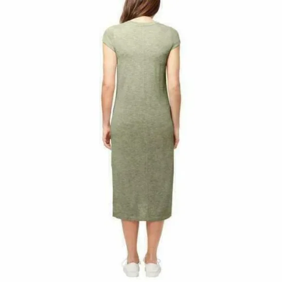 NWOT Jessica Simpson Women's Short Sleeve Midi Dress Green Size L $50 A239 - Picture 3 of 3